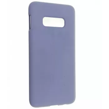 Evelatus Samsung Galaxy S10e Premium Soft Touch Siliconen Hoesje Lavendelgrijs