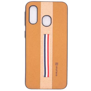 Evelatus Samsung Galaxy A40 Dazzel Brown achterkant hoesje