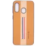 Evelatus Samsung Galaxy A40 Dazzel Brown achterkant hoesje