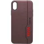 Evelatus Apple iPhone X Shooter Brown achterkant hoesje
