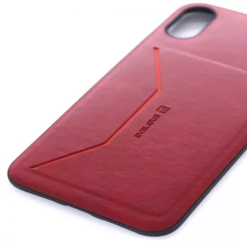 Evelatus Apple iPhone X Nobel Rood Liquid Siliconen Achterkant Hoesje