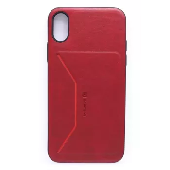 Evelatus Apple iPhone X Nobel Rood Liquid Siliconen Achterkant Hoesje