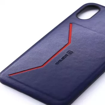 Evelatus Apple iPhone X Nobel Blauw Siliconen Achterkant Hoesje