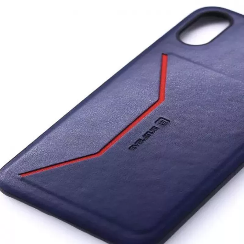 Evelatus Apple iPhone X Nobel Blauw Siliconen Achterkant Hoesje