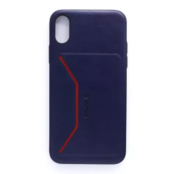 Evelatus Apple iPhone X Nobel Blauw Siliconen Achterkant Hoesje