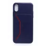 Evelatus Apple iPhone X Nobel Blauw Siliconen Achterkant Hoesje