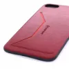 Evelatus Apple iPhone 7/8 Nobel Rood Achterkant Hoesje - Soft-Touch Siliconen