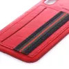 Evelatus Apple iPhone X Cubit Plastic Rood Achterkant Hoesje