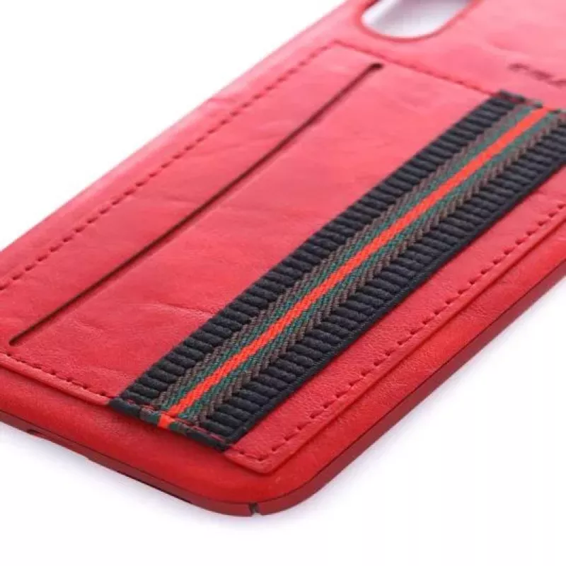 Evelatus Apple iPhone X Cubit Plastic Rood Achterkant Hoesje