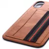 Evelatus Apple iPhone X Cubit Bruin Achterkant Hoesje
