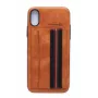 Evelatus Apple iPhone X Cubit Bruin Achterkant Hoesje