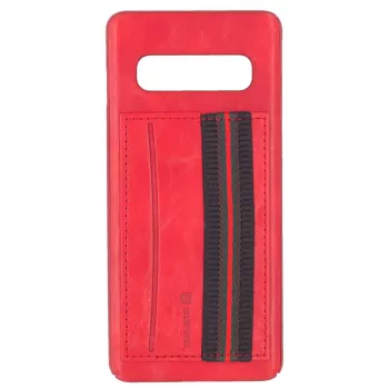 Evelatus Samsung Galaxy S10 Cubit Plastic rode achtercover