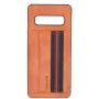 Evelatus Samsung Galaxy S10 Cubit bruine achtercover hoes