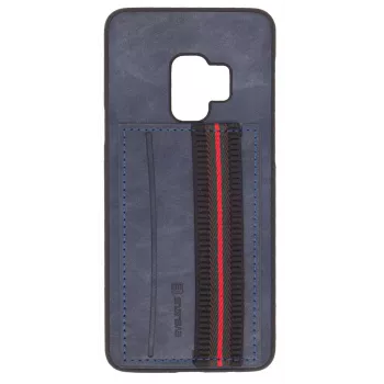 Evelatus Samsung Galaxy S9 Cubit Plastic blauwe achtercover