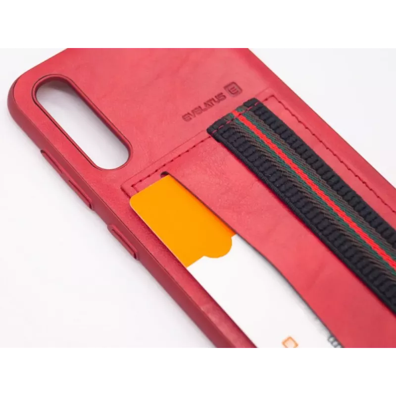 Evelatus Samsung Galaxy A50 Cubit Plastic rode beschermhoes