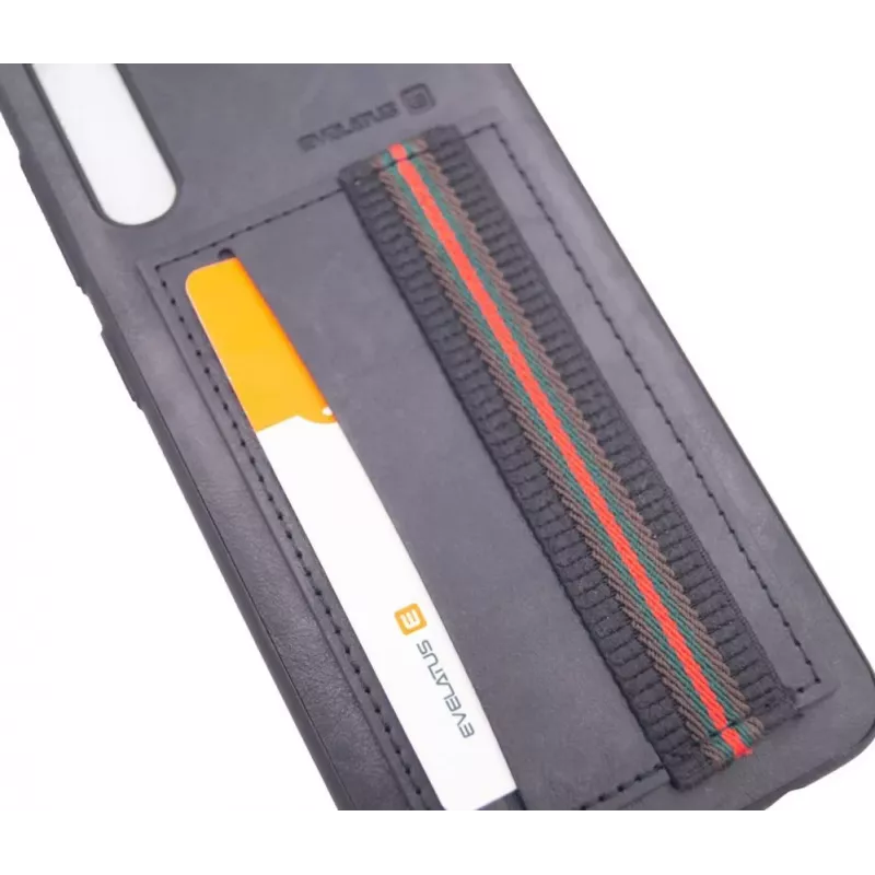 Evelatus Samsung Galaxy A50 Cubit Plastic zwarte achtercover