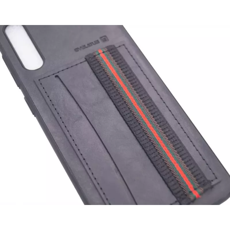 Evelatus Samsung Galaxy A50 Cubit Plastic zwarte achtercover