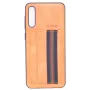 Evelatus Samsung Galaxy A50 Cubit Plastic bruine beschermhoes