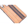 Evelatus Samsung Galaxy A40 Cubit Plastic bruine achtercover