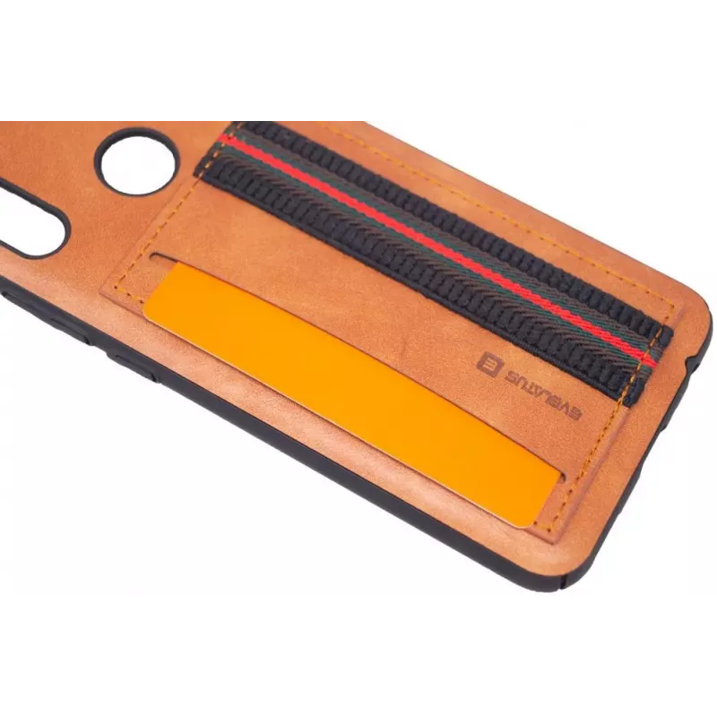 Evelatus Cubit Plastic bruine beschermhoes voor Huawei P smart 2019
