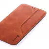 Evelatus Apple iPhone X / XS Cissais bruine leren achtercover