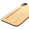 Evelatus Apple iPhone X 6127 gele Liquid Silicone beschermhoes