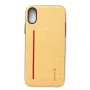 Evelatus Apple iPhone X 6127 gele Liquid Silicone beschermhoes