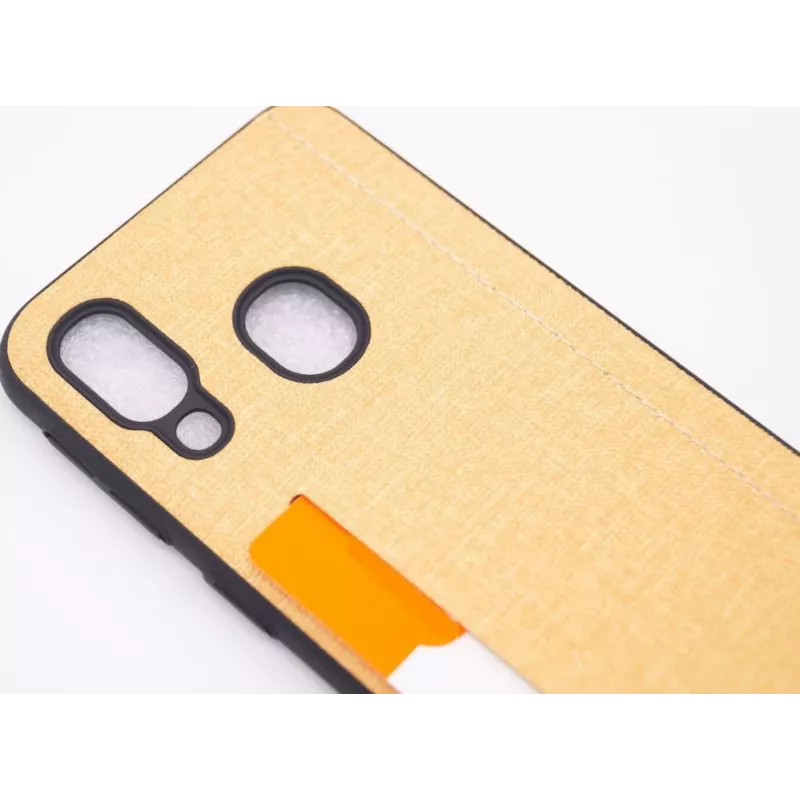 Evelatus Silicone hoes voor Samsung Galaxy A40 - geel