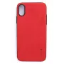 Evelatus Apple iPhone X Velvet Rood Achterkant Hoesje