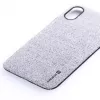Evelatus Apple iPhone X / XS Velvet Bruine Liquid Siliconen Back Cover