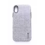 Evelatus Apple iPhone X / XS Velvet Bruine Liquid Siliconen Back Cover