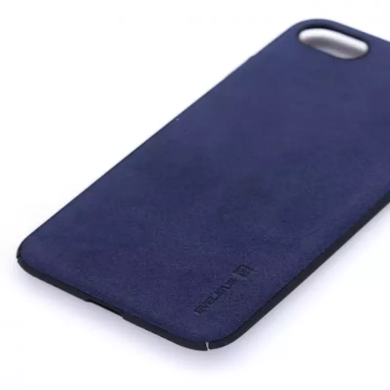 USAMS Siliconen Hoesje voor iPhone 7/8/SE 2020/SE 2022 Velvet Blauw