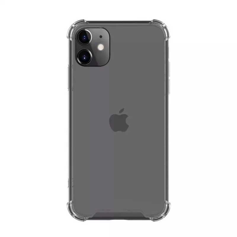 Evelatus Apple iPhone 11 Military Shockproof silicone hoesje TPU transparant