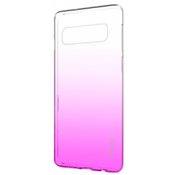 Evelatus Samsung Galaxy S10+ Gradient TPU Case rosé rood