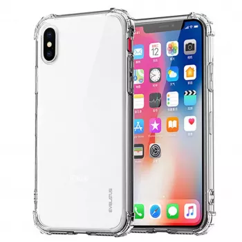 Evelatus Xiaomi Redmi Note 8 Pro Military Shockproof Silicone Case TPU transparant