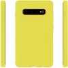 Evelatus Samsung Galaxy S10 Nano Silicone Case Soft Touch TPU geel