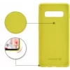 Evelatus Samsung Galaxy S10 Nano Silicone Case Soft Touch TPU geel