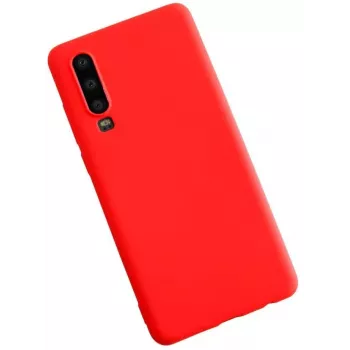 Evelatus Huawei P30 Nano Silicone Case Soft Touch TPU rood