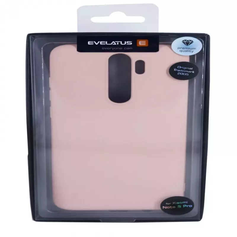 Evelatus Xiaomi Redmi Note 8 Pro Soft Siliconen Hoesje Beige