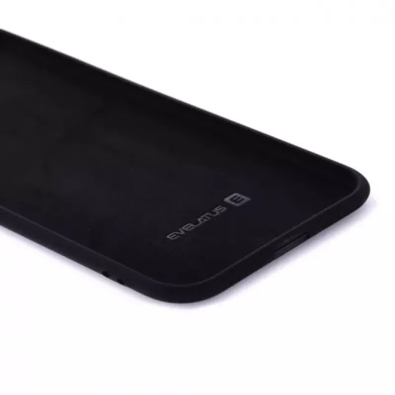 Evelatus Apple iPhone 7/8 Nano Silicone hoesje Soft Touch TPU zwart