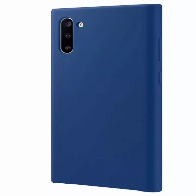 Evelatus Samsung Galaxy Note 10 Premium Soft Touch Silicone hoesje middernachtblauw