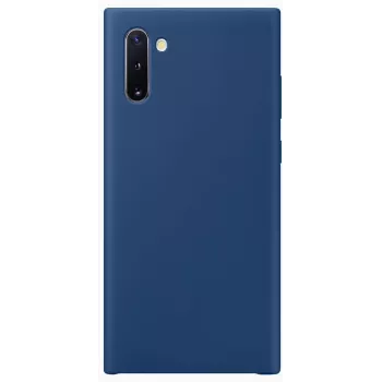 Evelatus Samsung Galaxy Note 10 Premium Soft Touch Silicone hoesje middernachtblauw