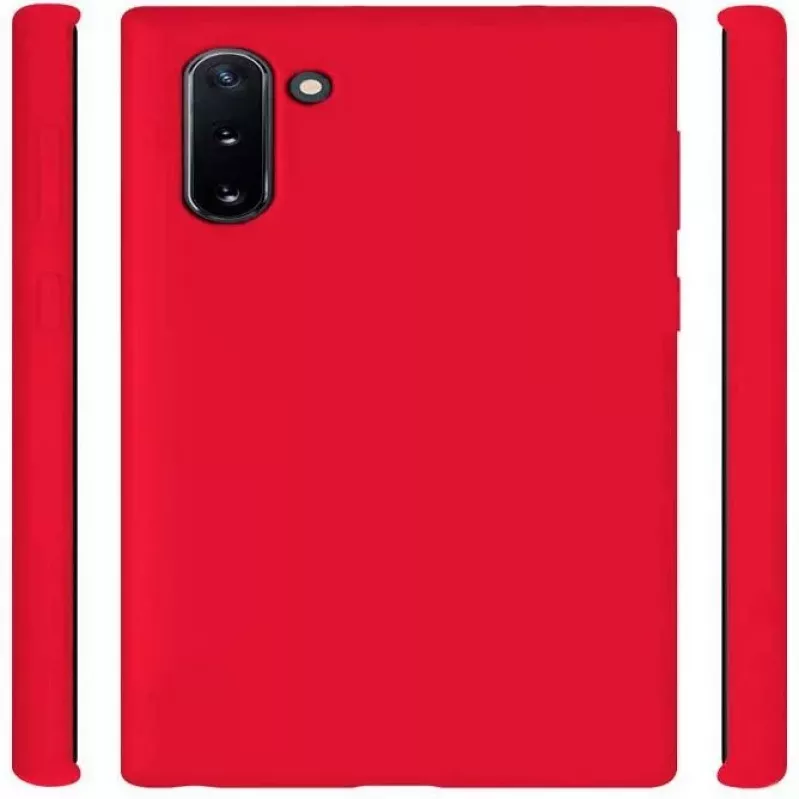 Evelatus Samsung Galaxy Note 10 Premium Soft Touch Silicone hoesje rood