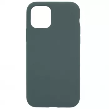 Evelatus Apple iPhone 11 Pro Max Premium Soft Touch Silicone hoesje dennengroen