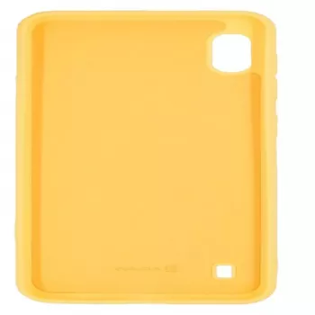 Evelatus Samsung Galaxy A10 Soft Touch Silicone hoesje met bandje geel