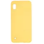 Evelatus Samsung Galaxy A10 Soft Touch Silicone hoesje met bandje geel