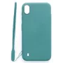 EVELATUS Samsung Galaxy A10 Soft Touch Silicone hoesje met bandje blauw