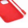 Evelatus Apple iPhone 11 Pro Soft Touch Silicone hoesje met bandje rood