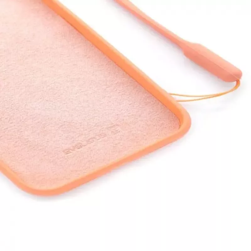 Evelatus Apple iPhone X/XS Soft Touch Silicone hoesje met bandje roze