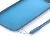 Evelatus Apple iPhone 7/8 Soft Touch Silicone hoesje met bandje blauw
